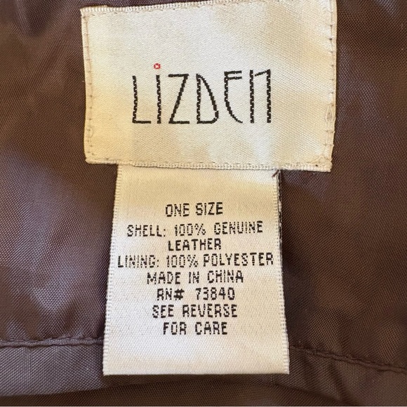 Ruffled Suede Shoulder Bag in Brown - Picture 5 of 5